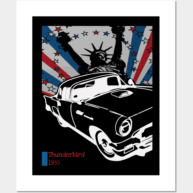 Thunderbird 1955 Classic Wall Art by EtyazaForez